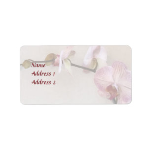 Étiquette Produits Mariages à l'orchidée Phalaenopsis rose d