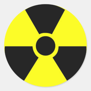 étiquette radioactive