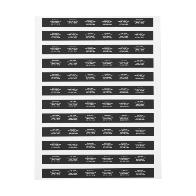 Étiquette retour à l'expéditeur (Feuille)