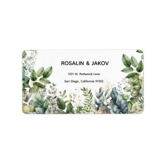 Étiquette Return Address Label