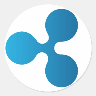 Étiquette ronde XRP Cryptodevise