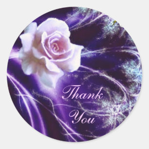 Étiquette Rose Merci