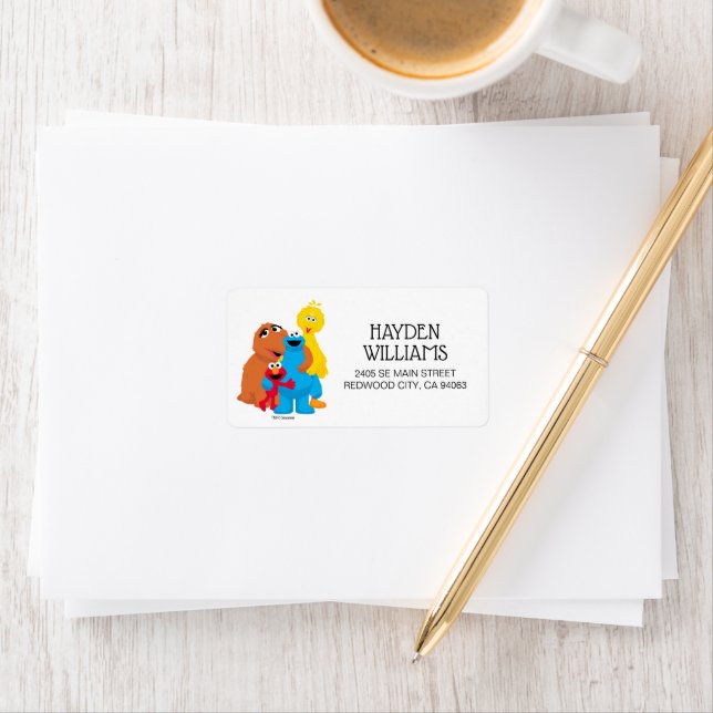 Étiquette Rue Sésame | Groupe Hug (En situation)