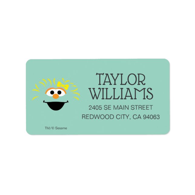 Étiquette Rue Sésame | Rosita Face Art (Devant)