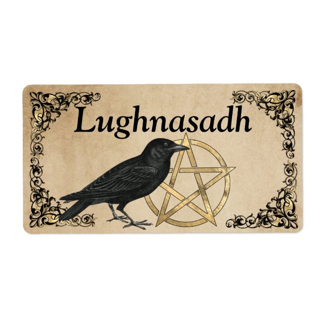 ÉTIQUETTE SABBAT LUGHNASADH (Devant)