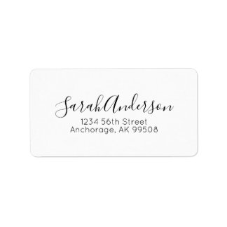 Étiquette Script de signature professionnelle