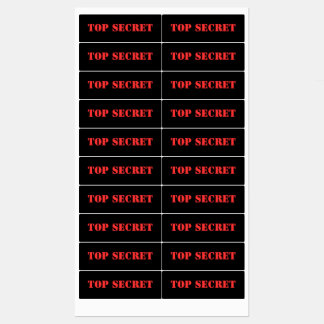 ÉTIQUETTE SECRET