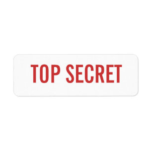 ÉTIQUETTE SECRET