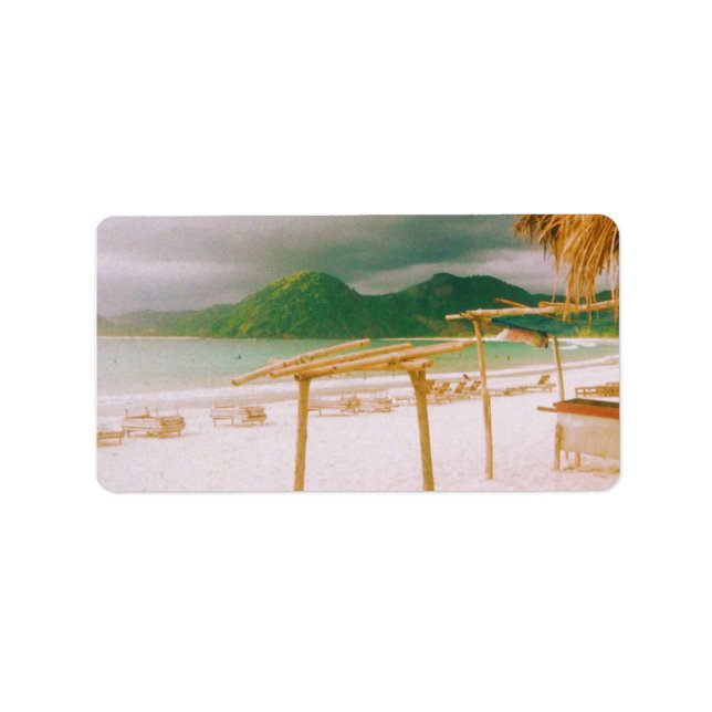 Étiquette Selong Belanak Beach - Lombok - Indonésie (Devant)