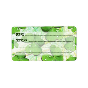 Étiquette Shamrock vert St Patrick iPhone 5 Coque-Mate