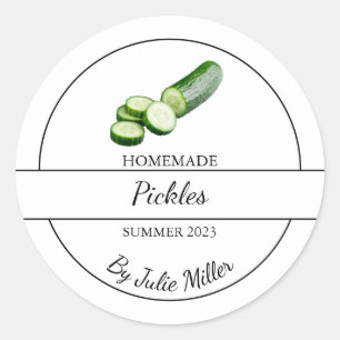 Étiquette simple de chicots faits maison