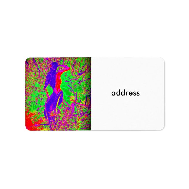 Étiquette sirène d'hippie super (Devant)