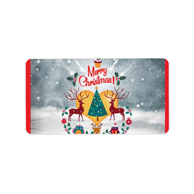 Étiquette Soul de Noël (Devant)