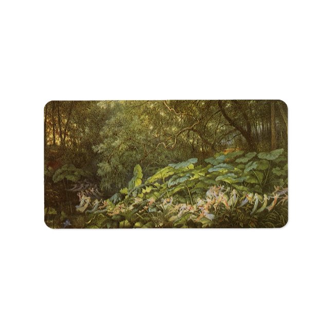 Étiquette Sous les Feuilles de Dock par Richard Doyle, Fairy (Devant)