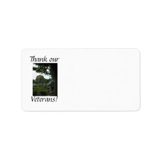 Étiquette Souvenir de la guerre de Corée