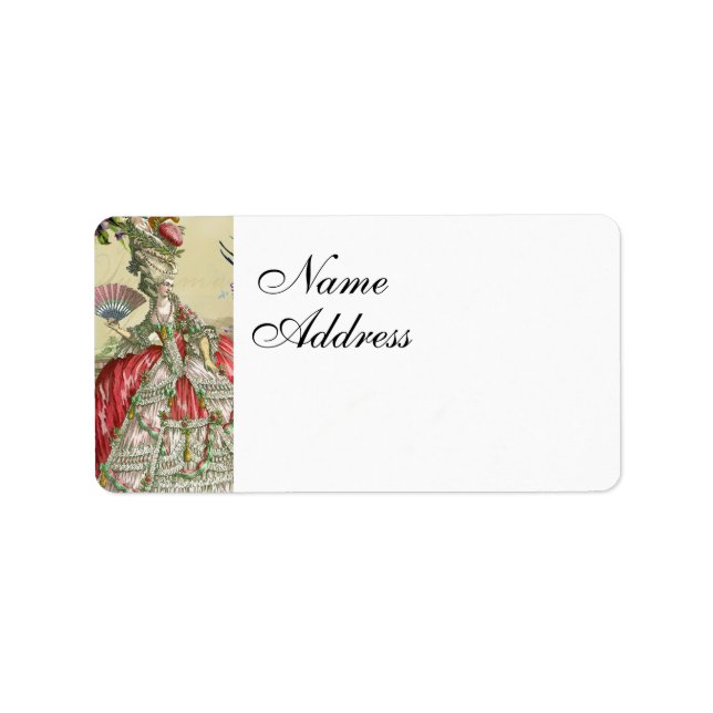 Étiquette Souvenirs de Versailles (Devant)