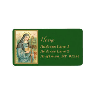 Étiquette St Brigid de l'Irlande (M 014)