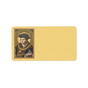Étiquette St. Thomas More (SAU 026) Coloré