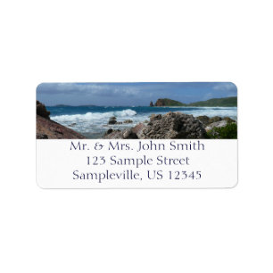 Étiquette St. Thomas Rocky Beach