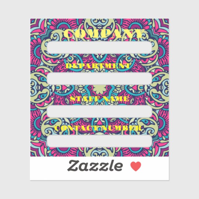 ÉTIQUETTE STICKER (Feuille)