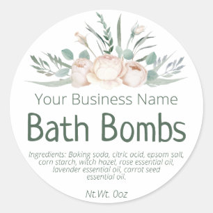 Étiquette Sticker Pour Bombe Baignoire Maison
