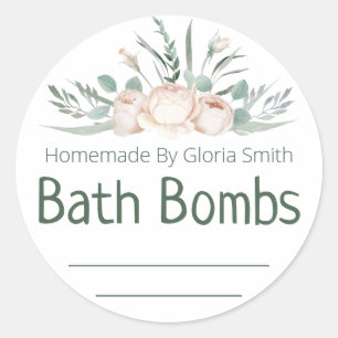 Étiquette Sticker Pour Bombe Baignoire Maison
