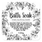 Étiquette Sticker Pour Sel Bain Maison