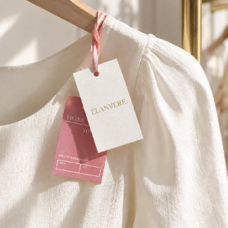 Étiquette Suspendue de Prix de Produit Minimal Élé