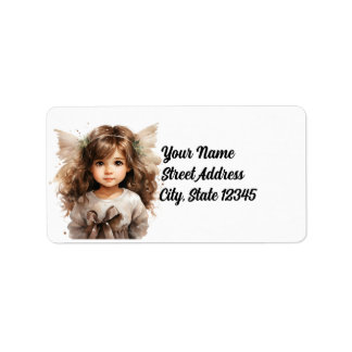 Étiquette Sweet Angel Return Address Label