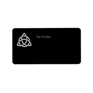 Étiquette Symbole triquetra de noeud de trinité celtique Per