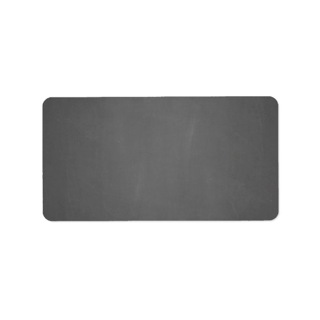 Étiquette Tableau noir personnalisé (Devant)