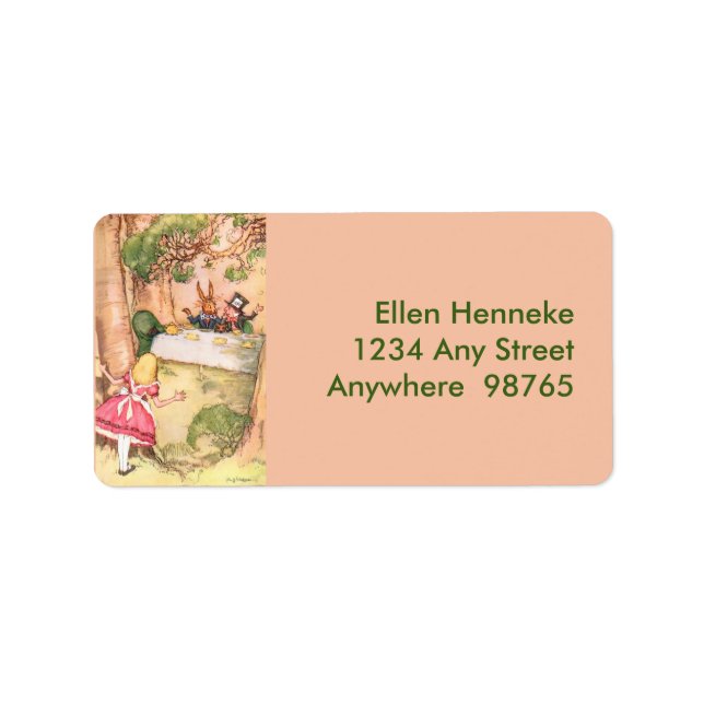 Étiquette Tea Party 4 (Devant)