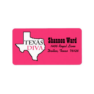 étiquette "Texas Diva"