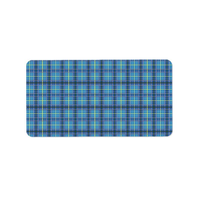 Étiquette Texas State Tartan (Devant)