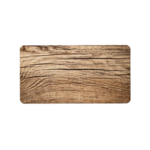 Étiquette Texture en bois pour l'arrière - plan avec les