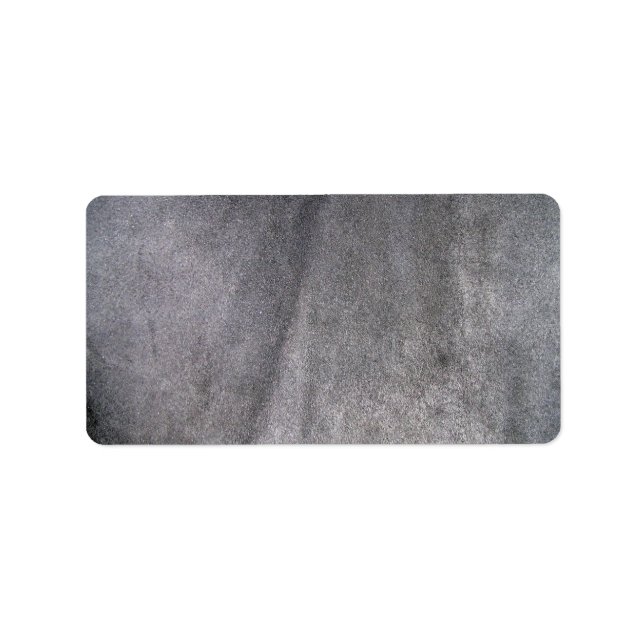 Étiquette Texture en cuir noir (Devant)