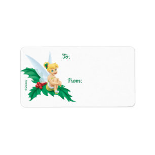 Étiquette Tinkerbell   Christmas Holly
