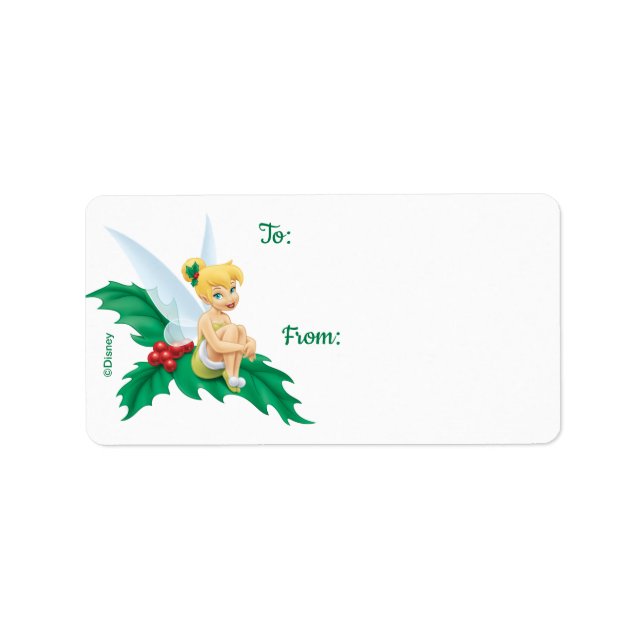 Étiquette Tinkerbell | Christmas Holly (Devant)