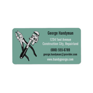 Étiquette TOOLS custom address labels