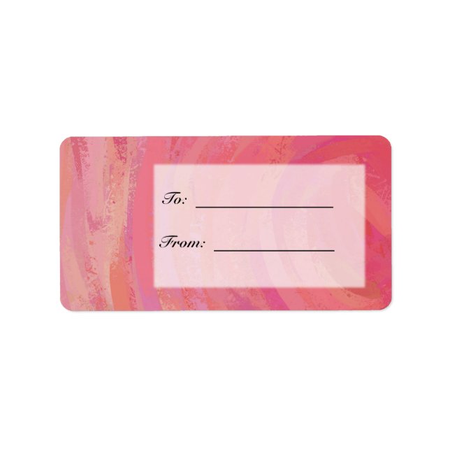 Étiquette Tourbillon de saumon et fête noire (Devant)