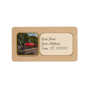 Étiquette Train - Diesel - Attention à la locomotive