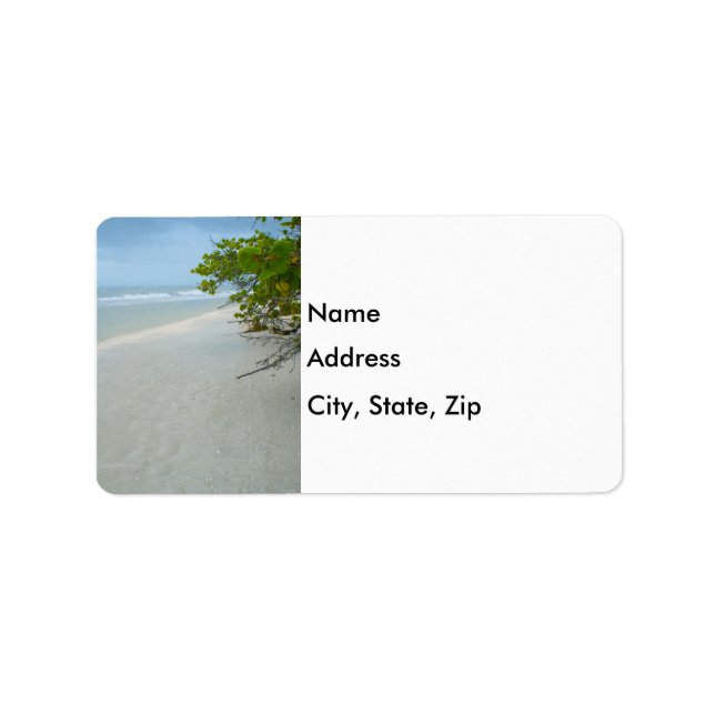 Étiquette Tranquillité sur l'île de Sanibel (Devant)