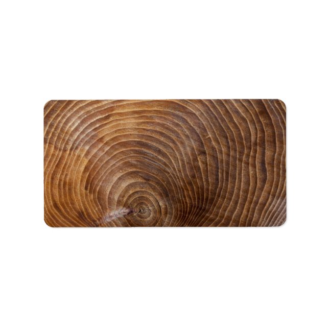 Étiquette Tree rings (Devant)
