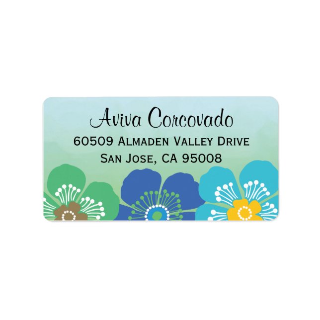 Étiquette Trio tropical - Calypso (Devant)