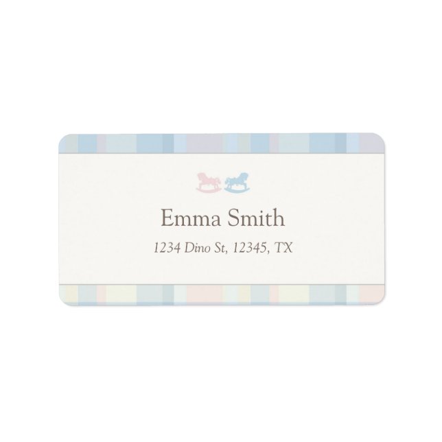 Étiquette Twins Beary First Birthday (Devant)