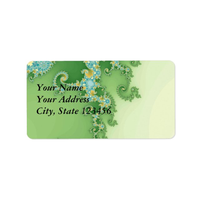 Étiquette Twirligig - Fractal (Devant)