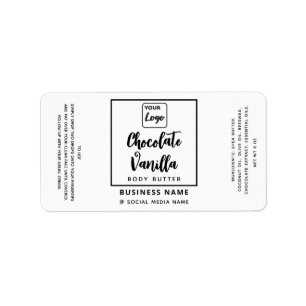 Étiquette Typographie professionnelle noir blanc logo produi