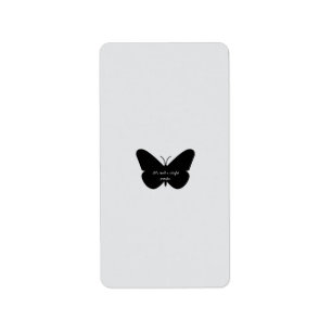 Étiquette Une citation simple dans un simple papillon