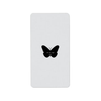 Étiquette Une citation simple dans un simple papillon