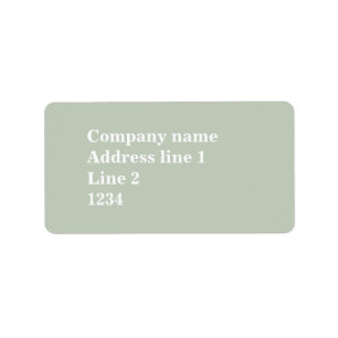 Étiquette Vert pâle